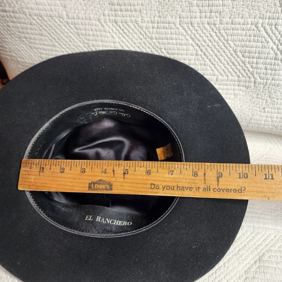 Golden Gate Hat Co, Western Collection wool-blend black hat. - Picture 15 of 16